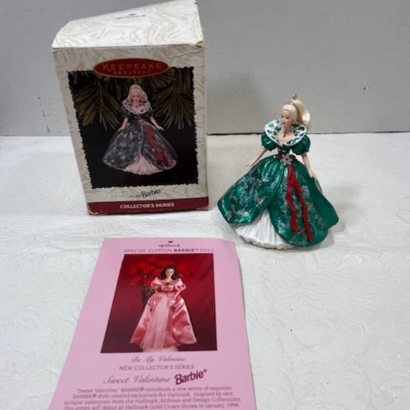 VTG 1995 Holiday Barbie Keepsake Christmas Tree Ornament Handcrafted - Picture 3 of 10